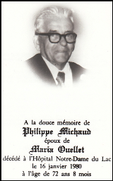 Généalogie Michaud