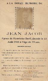 Généalogie Jacob