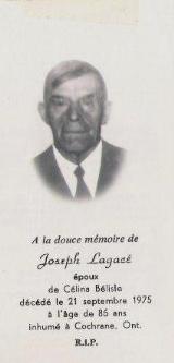 Généalogie Lagace