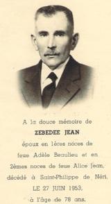 Généalogie Jean