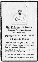 Généalogie Dufresne