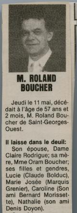 Genealogy Boucher