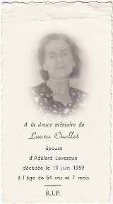 Généalogie Ouellet