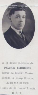 Généalogie Bergeron