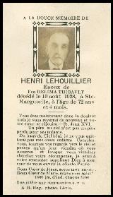 Généalogie Lehouillier