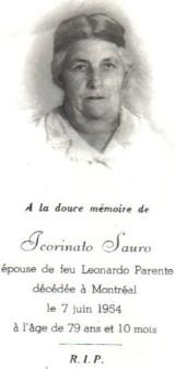 Généalogie Sauro