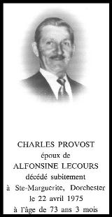 Généalogie Provost