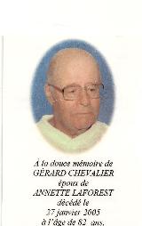 Généalogie Chevalier