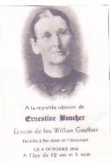 Généalogie Boucher