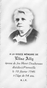 Généalogie Alie