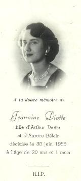 Généalogie Diotte