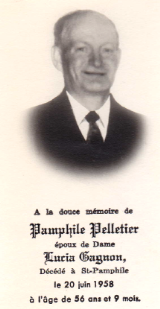 Généalogie Pelletier