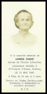 Généalogie Tardif