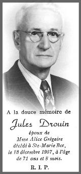 Généalogie Drouin