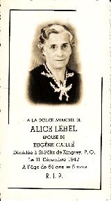 Généalogie Lebel