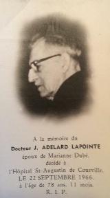 Généalogie Lapointe