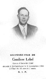 Généalogie Lebel