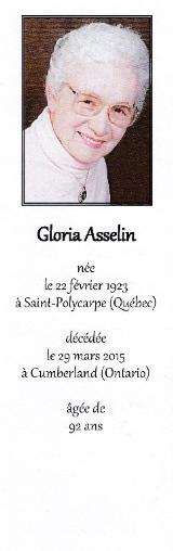 Généalogie Asselin