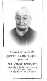 Généalogie Labrecque