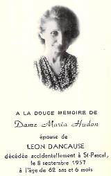 Généalogie Hudon