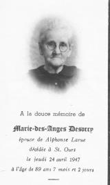 Généalogie Desorcy