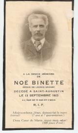 Généalogie Binet