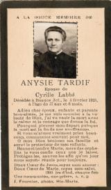 Genealogy Tardif