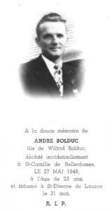 Généalogie Bolduc