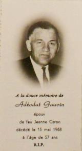 Généalogie Gauvin