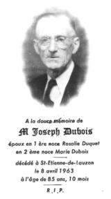 Genealogy Dubois