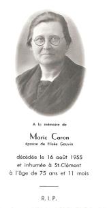 Généalogie Caron