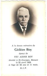 Généalogie Roy