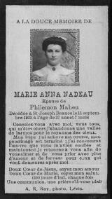 Généalogie Nadeau