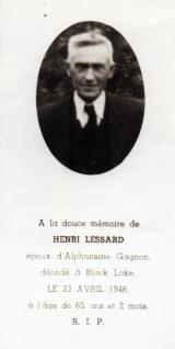 Généalogie Lessard