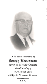 Généalogie Brousseau