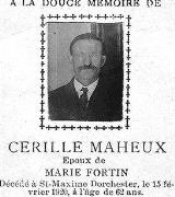 Généalogie Maheu