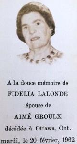 Généalogie Lalonde