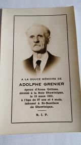 Généalogie Grenier