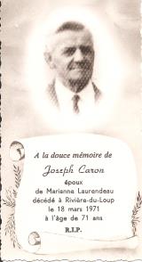 Généalogie Caron