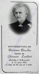 Généalogie Boucher