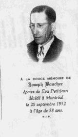 Généalogie Boucher