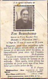 Généalogie Beauchamp