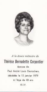 Généalogie Carpentier