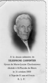 Généalogie Carpentier