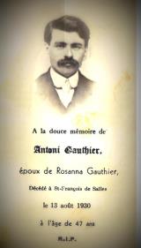 Généalogie Gauthier