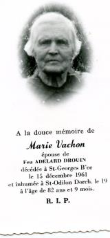 Genealogy Vachon