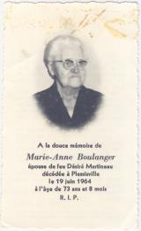 Généalogie Boulanger