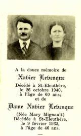 Genealogy Levesque