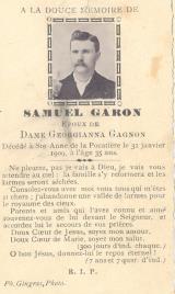 Généalogie Garon