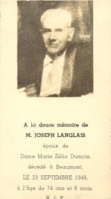 Généalogie Langlais